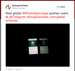 whatapp downtime churn users